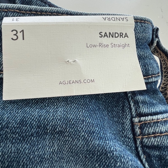 AG Sandra Low-Rise Straight Jean Sz 31 - Picture 9 of 16